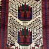 1.4x1.1M Antique Persian Saveh Rug - Image 6
