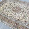 3.5x2.5M Beige Persian Kashan Rug - Image 9